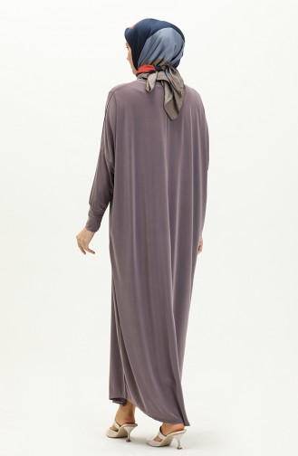 Bat Sleeve Loose Dress 2000-19 Light Lilac 2000-19