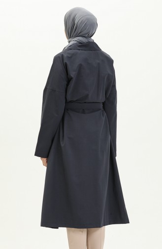 Navy Blue Trenchcoat 6964-01