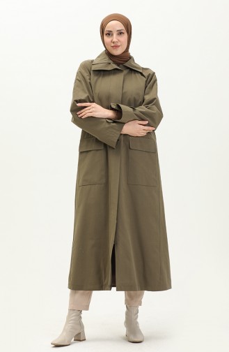 Khaki Trench Coats Models 6965-01