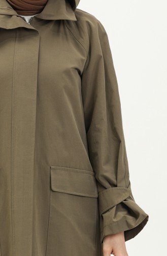 Khaki Trench Coats Models 6965-01
