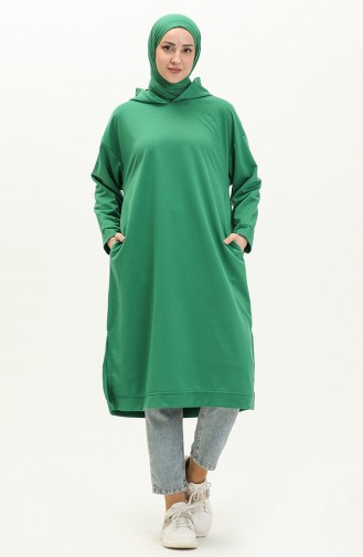 Two Yarn Tunic 1686-01 Emerald Green 1686-01