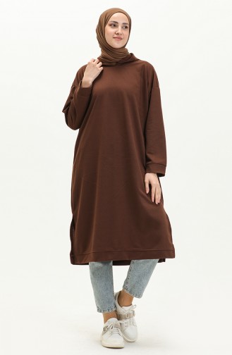 Two Yarn Tunic 1686-09 Brown 1686-09