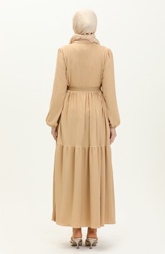 Robe Hijab Caramel 5140