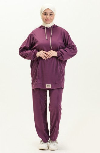 Sports Stylish Tracksuit Set 2026-06 Purple 2026-06