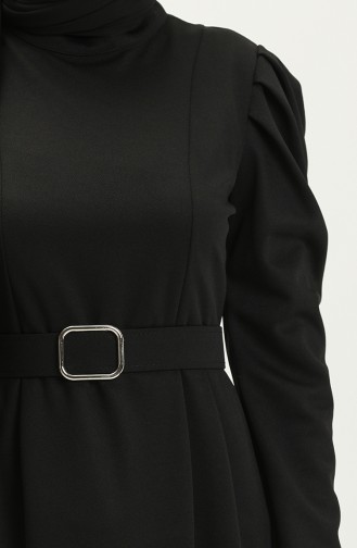 Black Hijab Dress 11M05-03