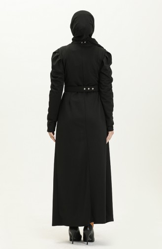 Black Hijab Dress 11M05-03