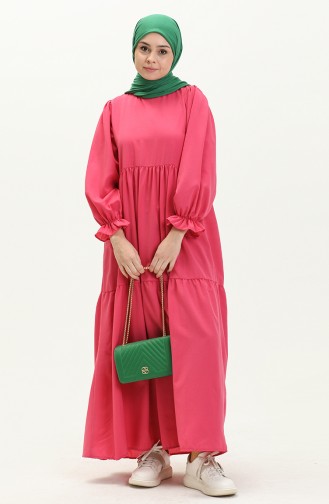 Teri Baumwollkleid 24Y8881-02 Fuchsia 24Y8881-02