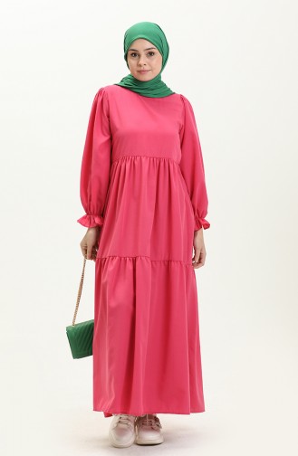 Terry Cotton Dress 24Y8881-02 Fuchsia 24Y8881-02