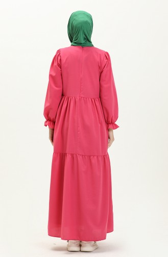 Teri Baumwollkleid 24Y8881-02 Fuchsia 24Y8881-02