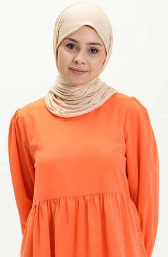 Orange İslamitische Jurk 24Y8881-05