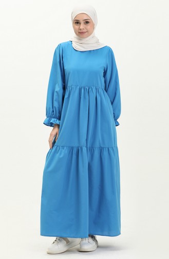 Saxon blue İslamitische Jurk 24Y8881-06