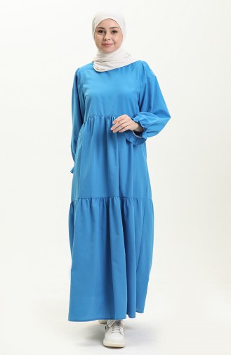 Saxon blue İslamitische Jurk 24Y8881-06