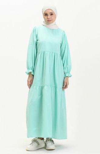 Terry Cotton Dress 24Y8881-09 Mint Green 24Y8881-09