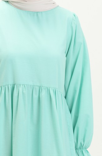 Terry Cotton Dress 24Y8881-09 Mint Green 24Y8881-09