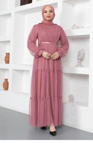 Habillé Hijab Rose 14160