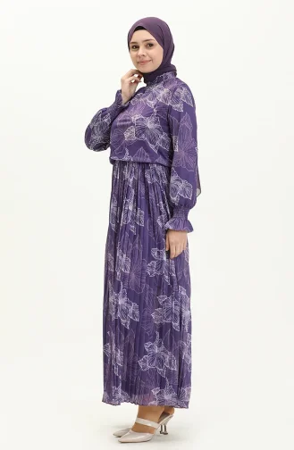 Purple İslamitische Jurk 13490