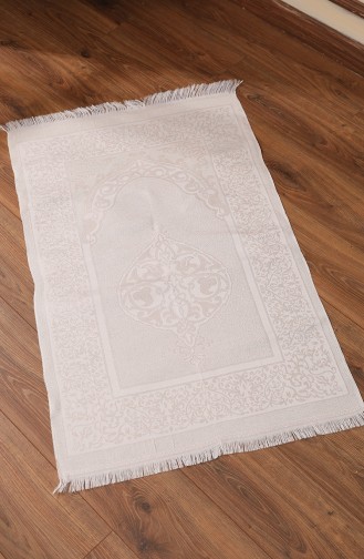 Tapis de Prière à Motifs 0163-01 Crème 0163-01