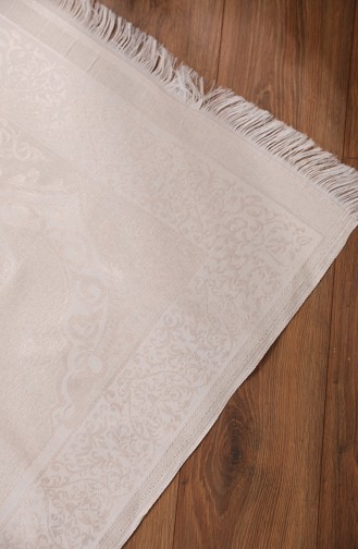 Tapis de Prière à Motifs 0163-01 Crème 0163-01