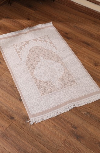 Patterned Prayer Rug 0163-02 Brown 0163-02