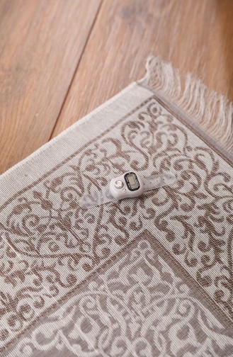 Tapis de Prière à Motifs Zikirmatik Offert 0164-01 Brun 0164-01