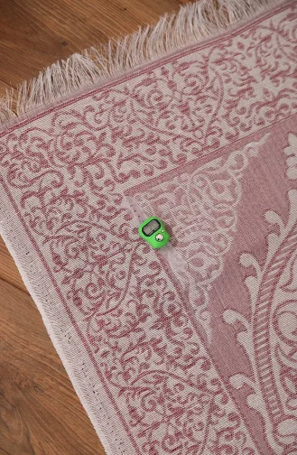 Patterned Prayer Rug with Dhikrmatic Gift 0164-05 Claret Red 0164-05