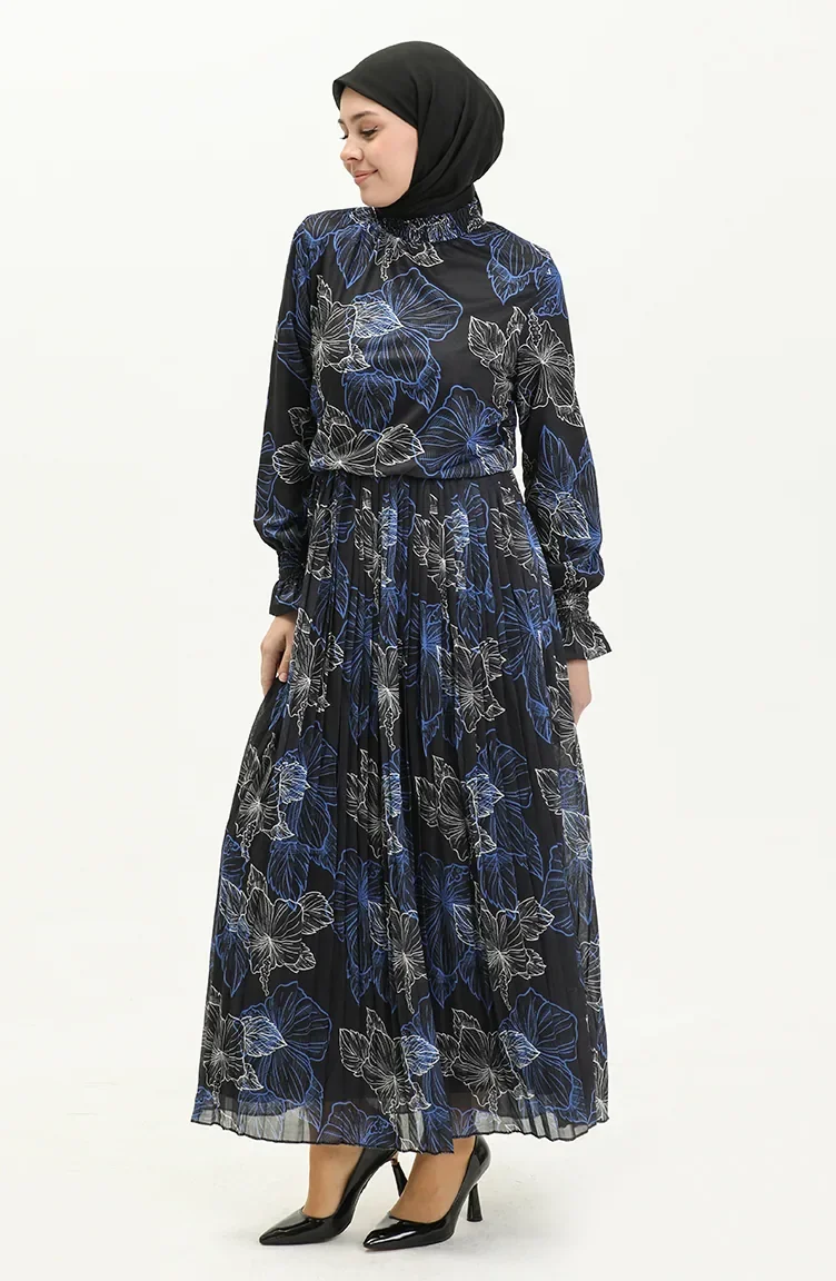 Black Hijab Dress 13489