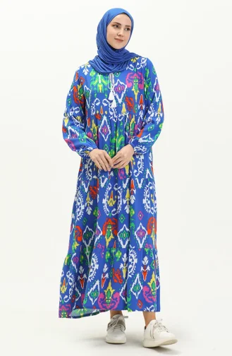 Gemustertes Kleid 4093-06 Saks 4093-06