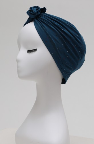 Bonnet Bleu Pétrole 9017-12