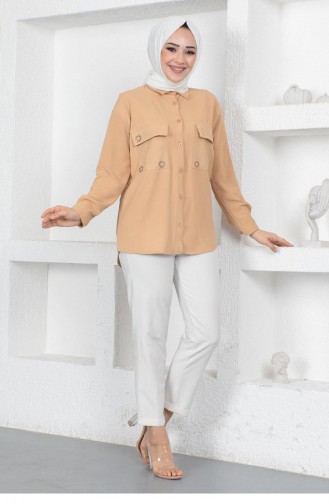 Mink Overhemdblouse 14165