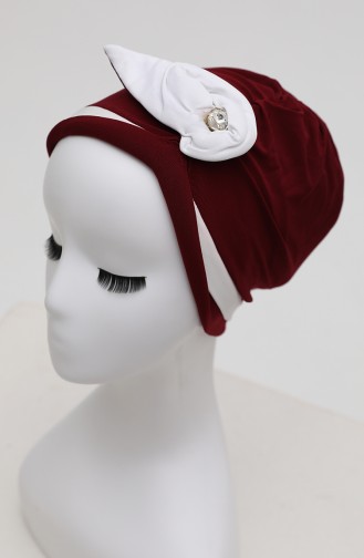 Weinrot Praktischer Turban 9031-06