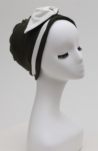 Khaki Praktischer Turban 9031-07