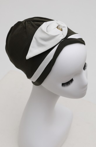 Khaki Praktischer Turban 9031-07