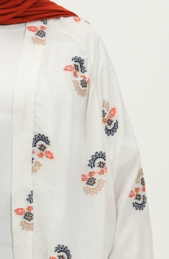 Nakışlı Kimono Oranj