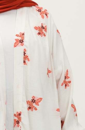 Nakışlı Kimono Oranj