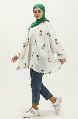 Oil Green Kimono 5183