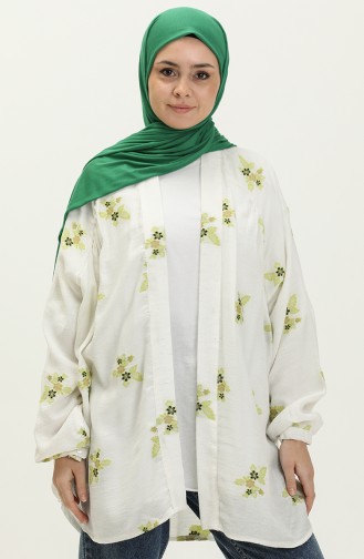 Oil Green Kimono 5189