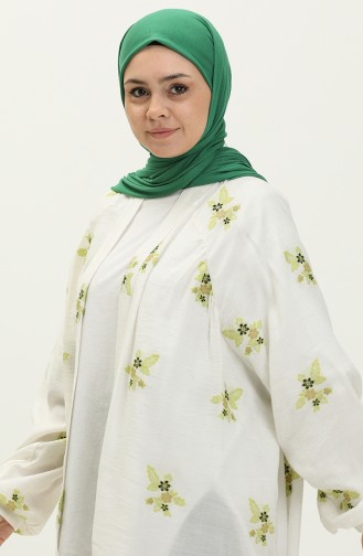 Oil Green Kimono 5189