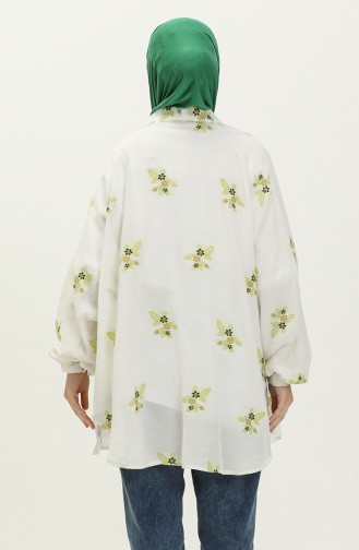 Oil Green Kimono 5189