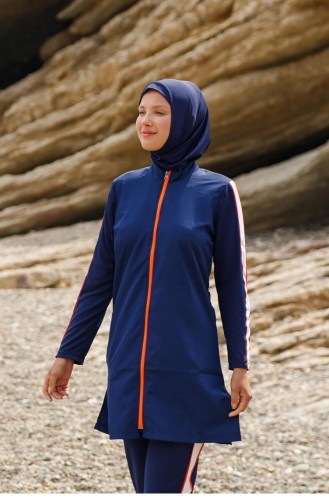 Maillot de Bain Hijab Bleu Marine 2599