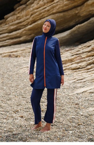 Maillot de Bain Hijab Bleu Marine 2599