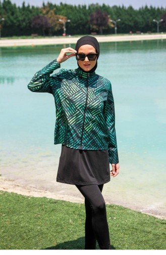 Black Swimsuit Hijab 2601