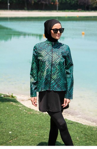 Black Swimsuit Hijab 2601