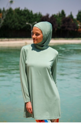 Mold Green Swimsuit Hijab 2611