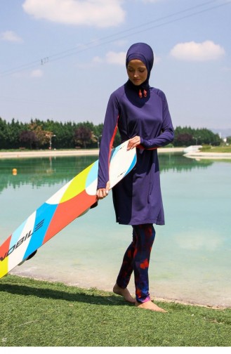 Maillot de Bain Hijab Bleu Marine 2614