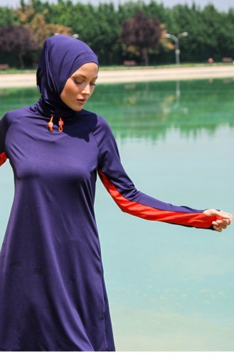 Maillot de Bain Hijab Bleu Marine 2614