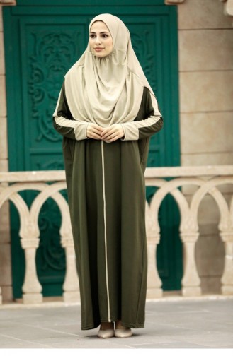 Khaki Prayer Dress 2310