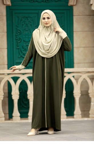 Khaki Prayer Dress 2310