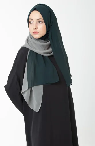 شال أزرق زيتي 121147-01