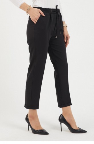 Schwarz Hose 14167