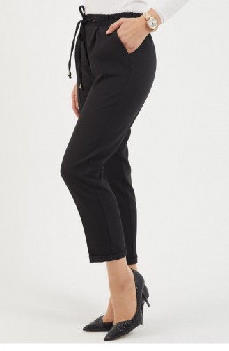 Schwarz Hose 14167